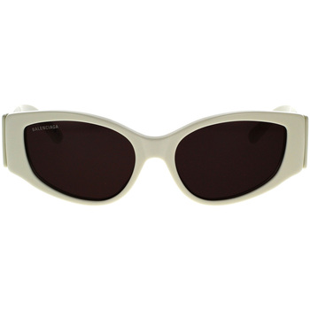 Hodinky & Bižuterie Ženy sluneční brýle Balenciaga Occhiali da Sole  BB0258S 003 Bílá