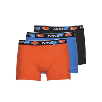 Spodní prádlo Muži Boxerky Nike EVERYDAY COTTON STRETCH X3 Černá / Modrá / Oranžová