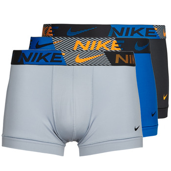 Spodní prádlo Muži Boxerky Nike ESSENTIAL MICRO X3 Černá / Šedá / Modrá