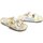 Boty Ženy Pantofle Arno Milami PAD1 bílé květované dámské nazouváky Bílá
