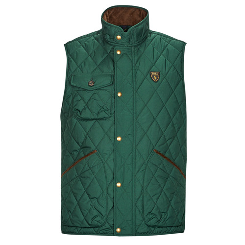 Textil Muži Prošívané bundy Polo Ralph Lauren BEATON VEST Zelená