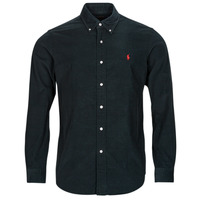 Textil Muži Košile s dlouhymi rukávy Polo Ralph Lauren CHEMISE COUPE DROITE EN VELOURS COTELE Černá