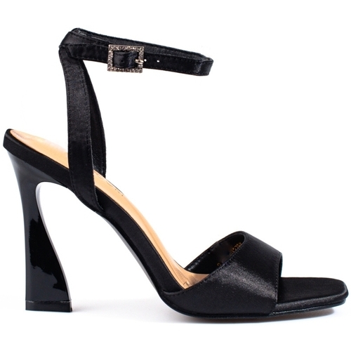 Boty Ženy Sandály W. Potocki Módní černé dámské  sandály na jehlovém podpatku 