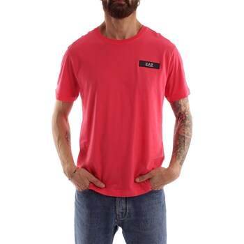 Textil Muži Trička s krátkým rukávem Emporio Armani EA7 3RPT29 Růžová