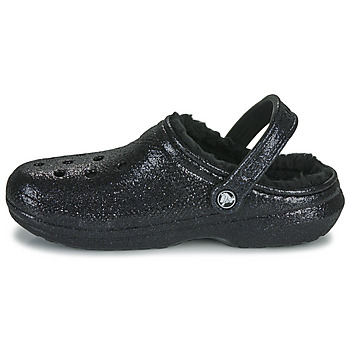 Crocs Classic Glitter Lined Clog Černá