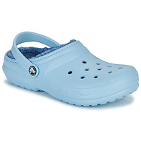 Boty Děti Pantofle Crocs Classic Lined Clog K Modrá