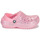 Boty Dívčí Pantofle Crocs Classic Lined Glitter Clog K Růžová