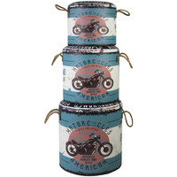 Bydlení Kufry / úložné boxy Signes Grimalt Bares Vintage 3U Motocykl Modrá