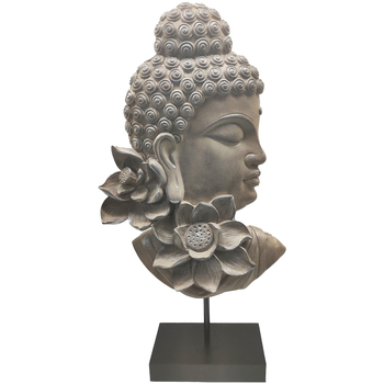 Bydlení Sošky a figurky Signes Grimalt Buddha Head Figure Šedá