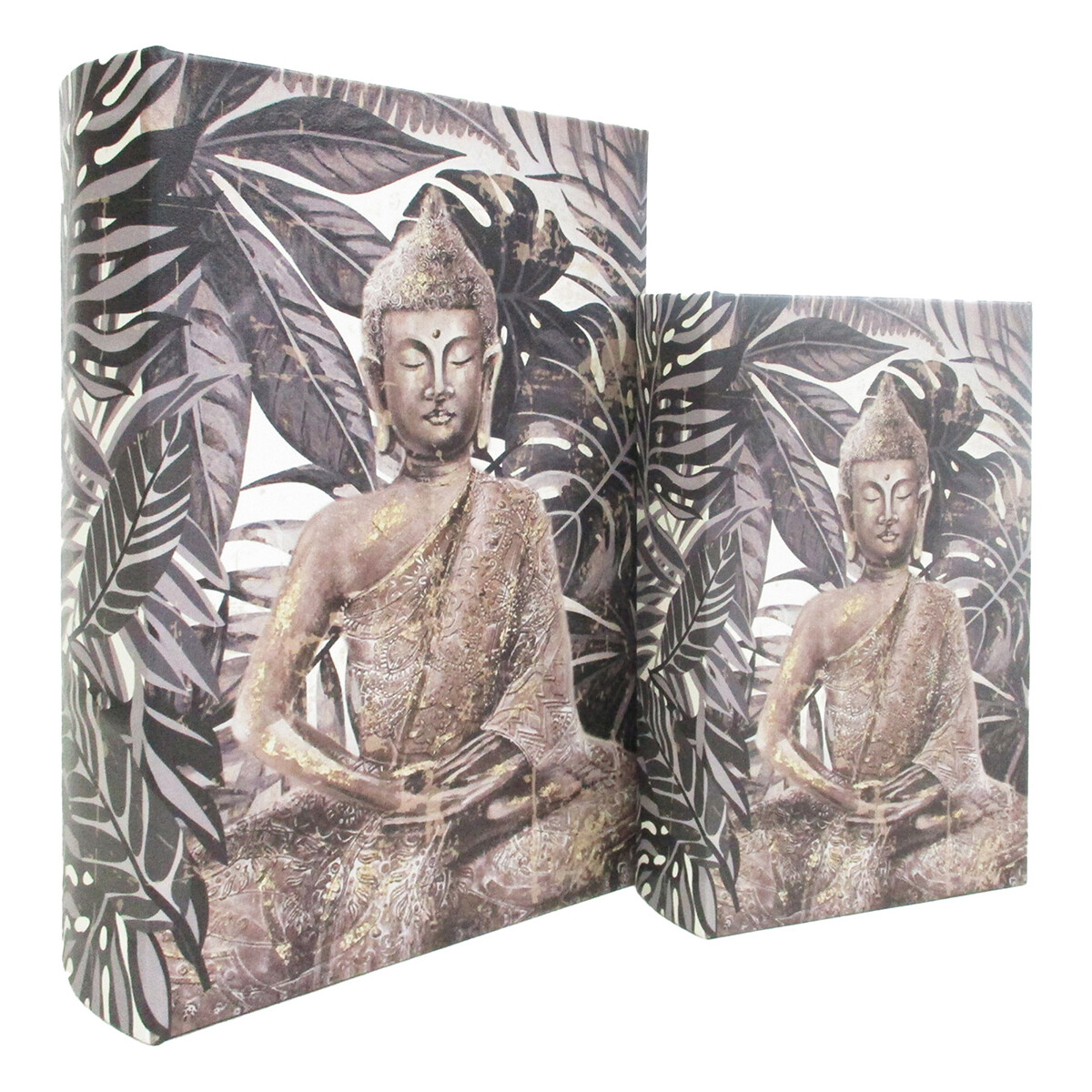 Bydlení Koše / bedny Signes Grimalt Buddha Book 2 Jednotky Šedá