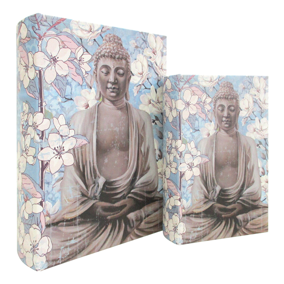 Bydlení Koše / bedny Signes Grimalt Buddha Book 2 Jednotky Modrá