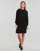Textil Ženy Krátké šaty Only ONLTESSA CAREY L/S HOOD DRESS NCA KNT Černá