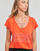 Textil Ženy Trička s krátkým rukávem Only ONLKELLY S/S V-NECK TOP BOX CS JRS Oranžová