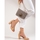 Boty Ženy Sandály W. Potocki Luxusní dámské  sandály hnědé na širokém podpatku 