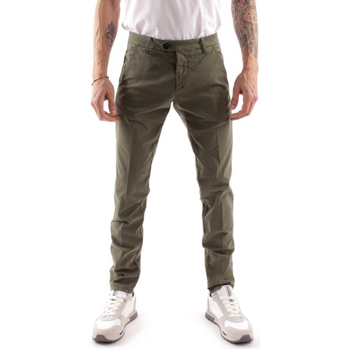 Textil Muži Oblekové kalhoty Roy Rogers P23RRU013C9250112 Zelená