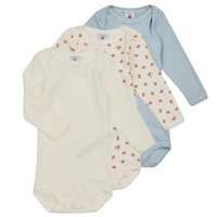 Textil Děti Pyžamo / Noční košile Petit Bateau BODY US ML RENARD PACK X3 Bílá / Modrá