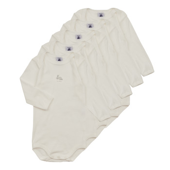 Textil Děti Pyžamo / Noční košile Petit Bateau BODY US ML PACK X5 Bílá