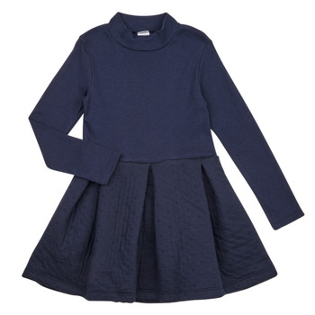 Textil Dívčí Krátké šaty Petit Bateau LOUANGE Tmavě modrá