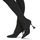 Boty Ženy Polokozačky Karl Lagerfeld DEBUT Mix Knit Ankle Boot Černá