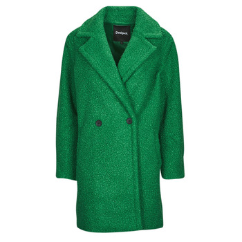 Textil Ženy Kabáty Desigual LONDON Zelená
