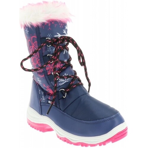 Boty Dívčí Zimní boty Axa -64530A Modrá