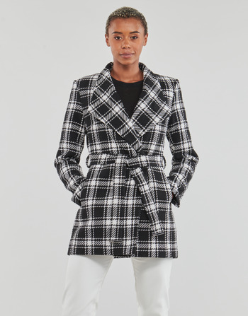 Textil Ženy Kabáty Morgan GRAFIC Černá / Bílá