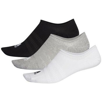 Spodní prádlo Ponožky adidas Originals NO Show Sock 3P Šedé, Černé, Bílé