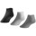 Spodní prádlo Ponožky adidas Originals 3PP Mix Černé, Šedé, Bílé