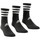 Spodní prádlo Ponožky adidas Originals 3PP Černá