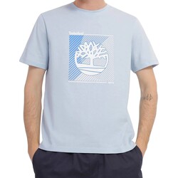 Textil Muži Trička s krátkým rukávem Timberland 212171 Modrá