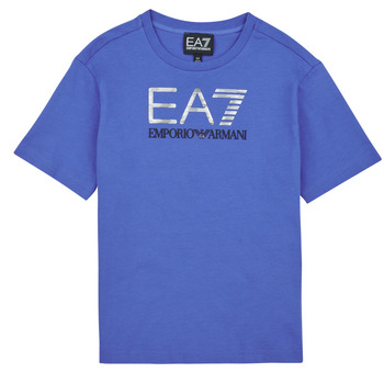 Textil Chlapecké Trička s krátkým rukávem Emporio Armani EA7 VISIBILITY TSHIRT Modrá