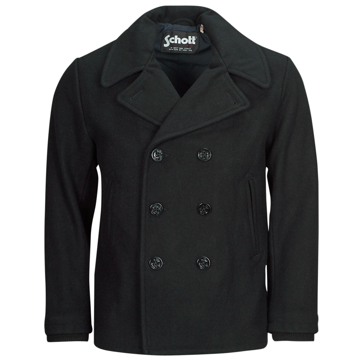 Schott  SEACOAT  Kabáty Černá