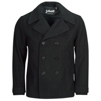 Textil Muži Kabáty Schott SEACOAT Černá