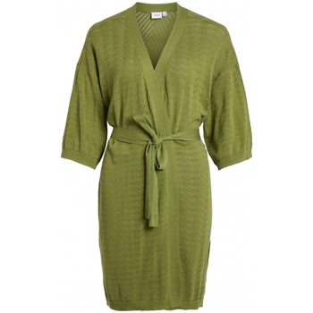 Textil Ženy Kabáty Vila Lesly 3/4 Cardigan - Calliste Green Zelená