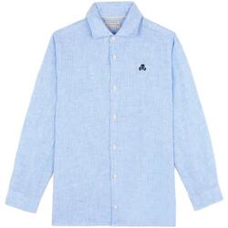 Textil Chlapecké Košile s dlouhymi rukávy Scalpers  Modrá