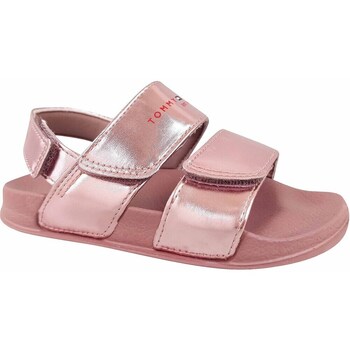 Tommy Hilfiger Sandály Dětské Logo Velcro Sandal - Růžová