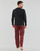 Textil Muži Pyžamo / Noční košile Polo Ralph Lauren L/S PJ SLEEP SET Černá / Červená