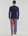 Textil Muži Pyžamo / Noční košile Polo Ralph Lauren L/S PJ SLEEP SET Modrá / Červená