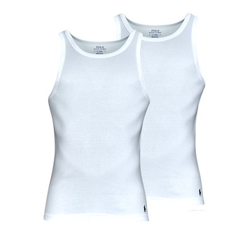 Textil Muži Tílka / Trička bez rukávů  Polo Ralph Lauren CLASSIC TANK 2 PACK Bílá
