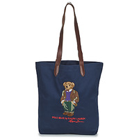 Taška Velké kabelky / Nákupní tašky Polo Ralph Lauren TOTE-TOTE-MEDIUM Tmavě modrá / Námořnická modř