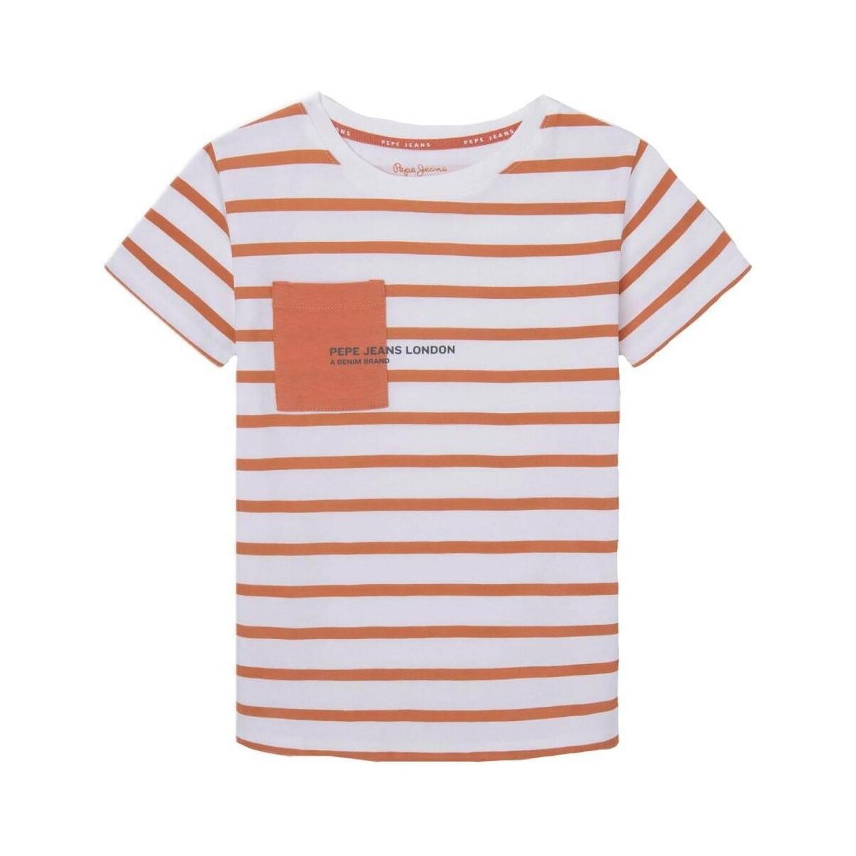 Textil Chlapecké Trička s krátkým rukávem Pepe jeans  Oranžová