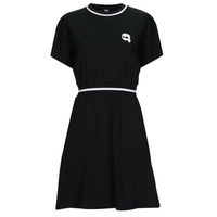 Textil Ženy Krátké šaty Karl Lagerfeld IKONIK 2.0 T-SHIRT DRESS Černá