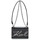 Taška Ženy Tašky přes rameno Karl Lagerfeld K/SIGNATURE SM SHOULDERBAG Černá / Stříbrná       