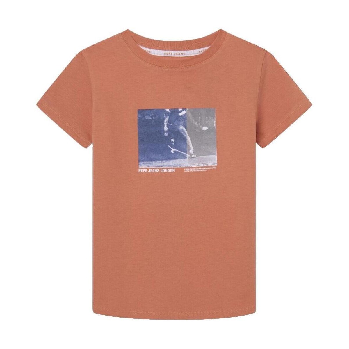 Textil Chlapecké Trička s krátkým rukávem Pepe jeans  Oranžová