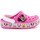 Boty Dívčí Sandály Crocs FL Minnie Mouse Band Kids Clog T 207720-6QQ Růžová