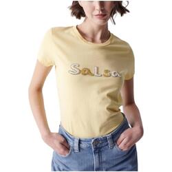 Textil Ženy Trička s krátkým rukávem Salsa  Žlutá