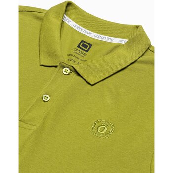 Ombre Pánské basic polo tričko Douglas zelená Zelená