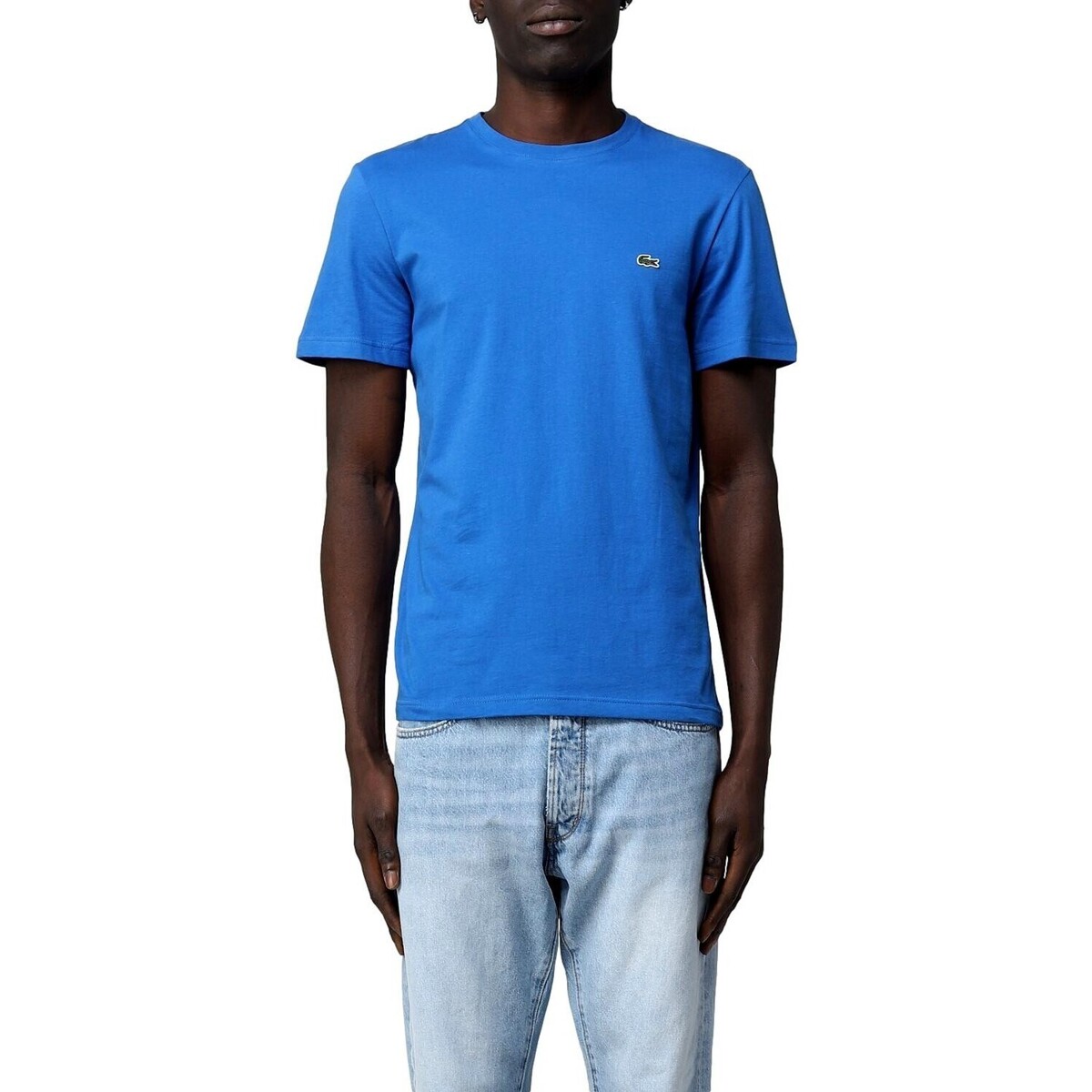 Textil Muži Trička s krátkým rukávem Lacoste CAMISETA AZUL HOMBRE   TH2038 Modrá