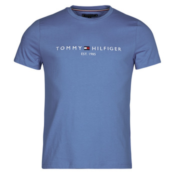 Textil Muži Trička s krátkým rukávem Tommy Hilfiger TOMMY LOGO TEE Modrá