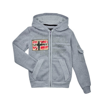 Textil Chlapecké Mikiny Geographical Norway FOHNSON Šedá